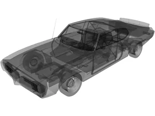 Pontiac GTO (1968) 3D Model preview