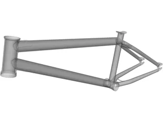 Bike Frame 3D Model preview