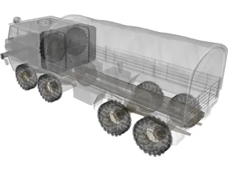 Tatra 815 8x8 3D Model preview