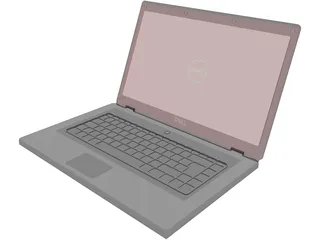 Dell Inspiron Laptop 3D Model preview