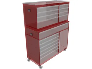 Tool Box 3D Model preview