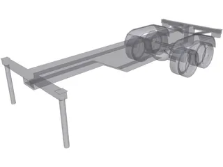 Trailer 3D Model preview