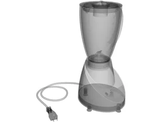 Mixie Home Appliance 3D Model preview