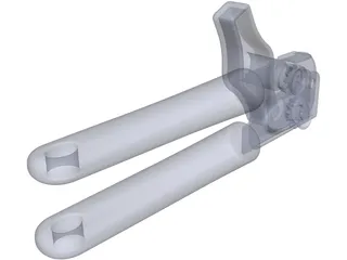 Can Opener Kitchen Aid 3D Model preview