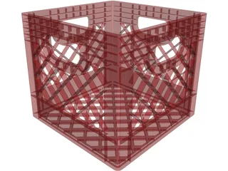 Milk Crate 3D Model preview