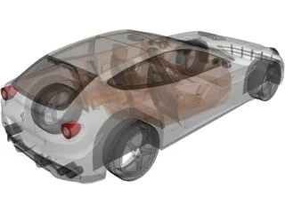 Ferrari FF 3D Model preview
