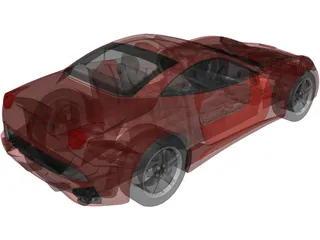 Ferrari California 3D Model preview