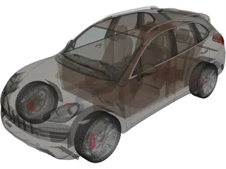 Porsche Cayenne (2011) 3D Model preview