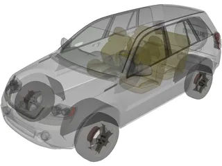 Suzuki Grand Vitara (2008) 3D Model preview