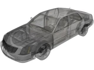 Cadillac DTS (2006) 3D Model preview