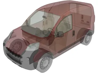 Citroen Nemo (2010) 3D Model preview