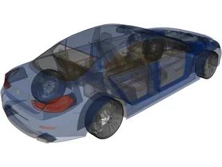 BMW 6-Series Gran Coupe (2013) 3D Model preview