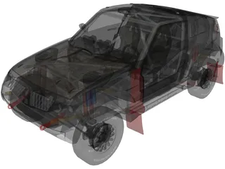 Mitsubishi Pajero EVO MPR11 3D Model preview