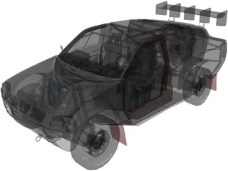 Nissan Pickup Dakar 3D Model preview