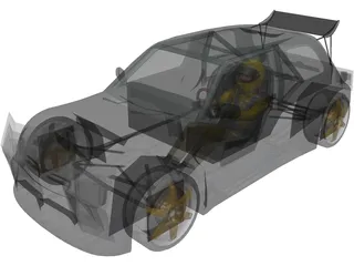 Nissan Micra GTR 3D Model preview