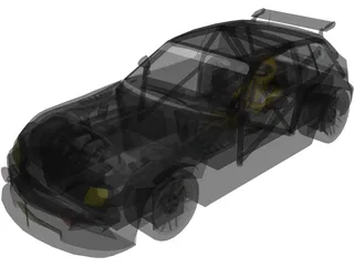 BMW Z3M 3D Model preview