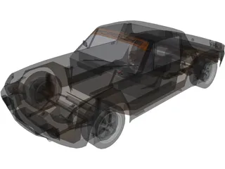 Porsche 914 GT 3D Model preview