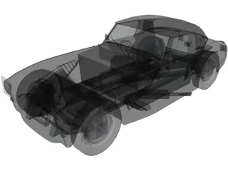 Austin Healey 3000 GT 3D Model preview