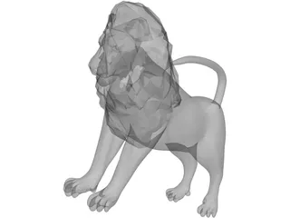 Lion 3D Model preview