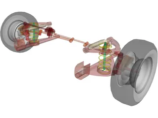 Chevrolet Front Suspension 3D Model preview