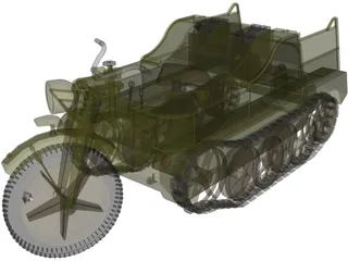 Sd Kfz 2 NSU 3D Model preview