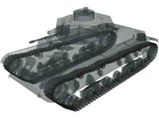 Panzer 35 3D Model preview