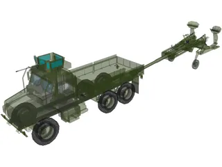 MTVR with LW155 3D Model preview