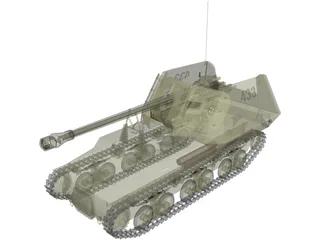 Marder I 3D Model preview