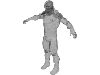 Nanosuit Crysis 3D Model preview