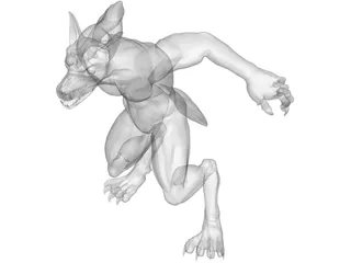 Werewolf 3D Model preview