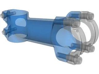 MTB Forged Stem 3D Model preview
