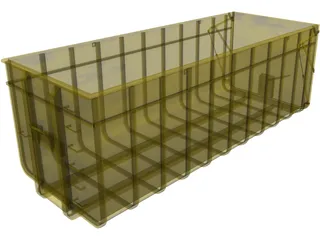 Agroliner Container HKL 3D Model preview