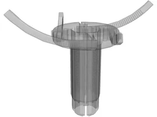 Depuy Pipeline Surgical Retractor 3D Model preview