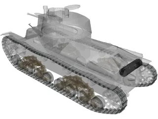 Pzkfw 35(t) 3D Model preview