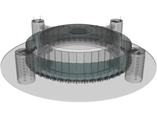 Shopping Center 3D Model preview
