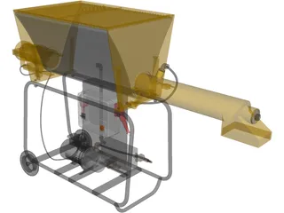 Turbomix Constructions Equipment 3D Model preview