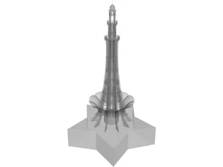 Minar-e-Pakistan 3D Model preview