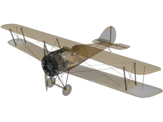 Biplane 3D Model preview