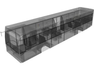 Van Hool A300 Bus Body 3D Model preview