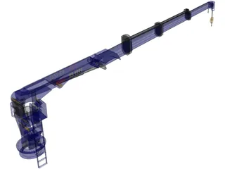 Loader Crane 3D Model preview