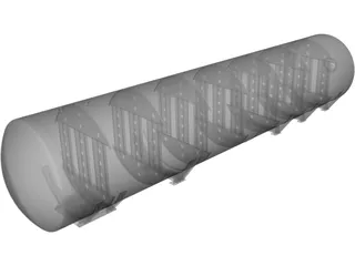 Gas Tank 3D Model preview
