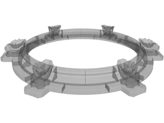 Fountain 3D Model preview