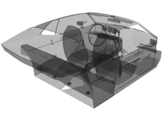 AMC Javelin Interior (1971) 3D Model preview