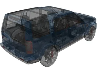 Land Rover Discovery 4 3D Model preview
