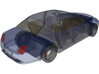 Bentley Continental Flying Spur 3D Model preview