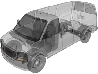 GMC Savana 3D Model preview