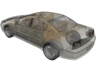 Chevrolet Impala (2000) 3D Model preview