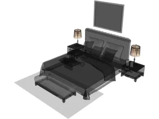 Bed 3D Model preview