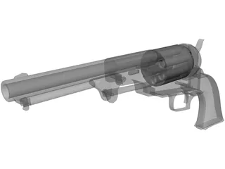 Colt Dragoon 3D Model preview
