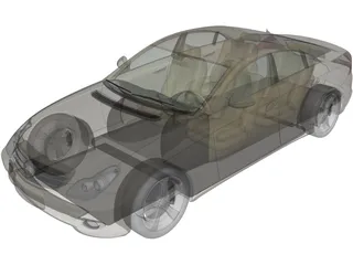 Mercedes-Benz CLS500 (2004) 3D Model preview